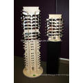 Free Design Glasses Retail Store Floor Standing Rotating Wooden Showroom Sunglasses Display Rack